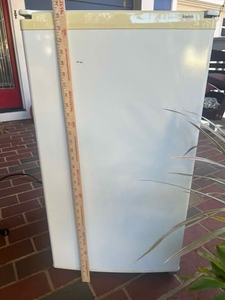 Photo of free Sanyo mini fridge (Cherrydale North Arlington VA) #1