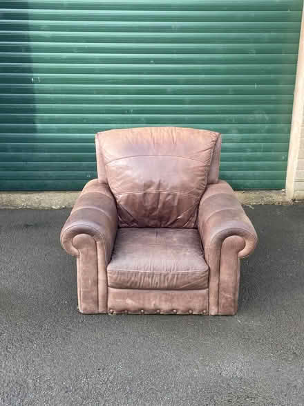 Photo of free Leather Armchair (Kirkby Stephen CA17) #1
