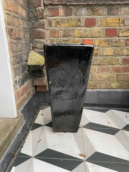 Photo of free Outside black flower pot (Canonbury N1) #2