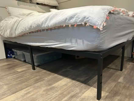 Photo of free Double bed frame (Eccles, M30) #2