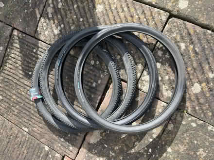 Photo of free Bicycle tyres and wheel - see photos for sizes (Kingscote GL8) #1