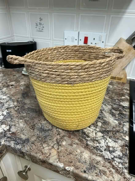 Photo of free Wicker basket (Hastings. Broom grove TN34) #1