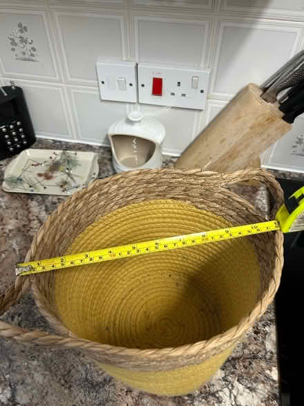 Photo of free Wicker basket (Hastings. Broom grove TN34) #2