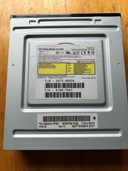 Photo of free DVD Writer Model TS-H653 (Hovingham YO62) #2