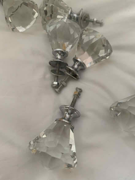 Photo of free Glass and silver drawer knobs (Idle Bradford) #1