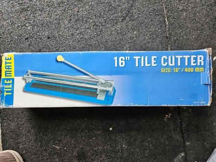 Photo of free 16" Tile Cutter (Roffey) #2
