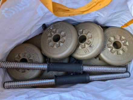 Photo of free Plastic weights (S6 hillsborough) #1