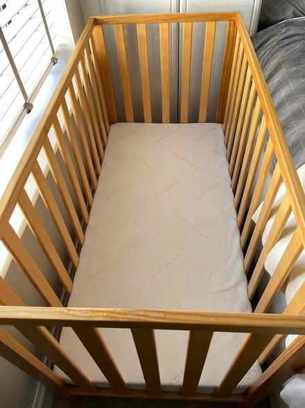 Photo of free Wooden cot (Ballsbridge) #3