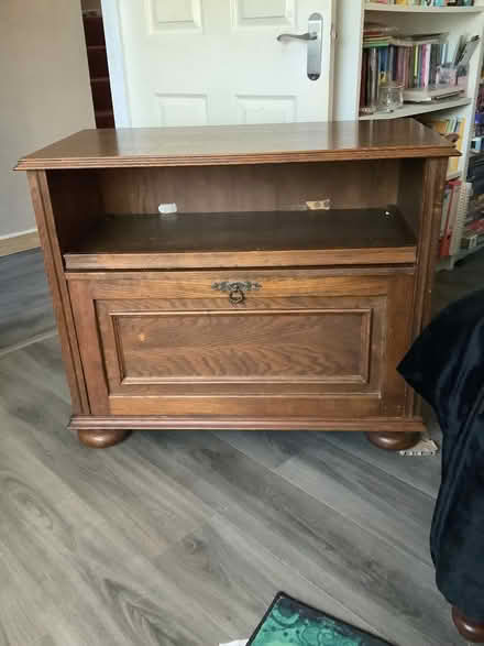 Photo of free Tv media cabinet in dark oak (Heartsease NR7) #1