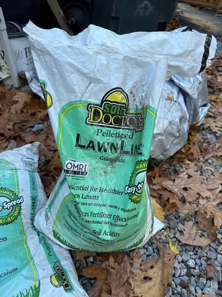 Photo of free Bags of Lawn Lime (Newton Highlands) #2