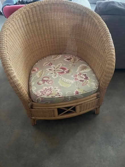 Photo of free Wicker chair (Hanwell chase OX16) #1