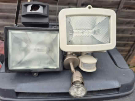 Photo of free Halogen sensor floodlights- mains (TW3 Hounslow Central) #1