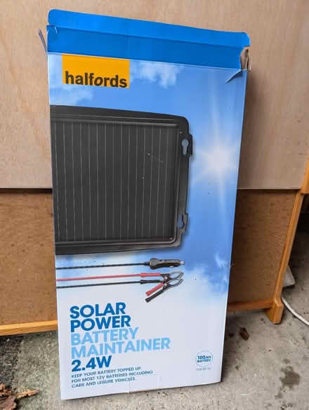 Photo of free Solar panelled battery maintainer (S6 hillsborough) #1