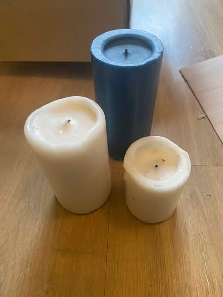 Photo of free Half used pillar candles, Halloween? (Lower Earley RG6) #1