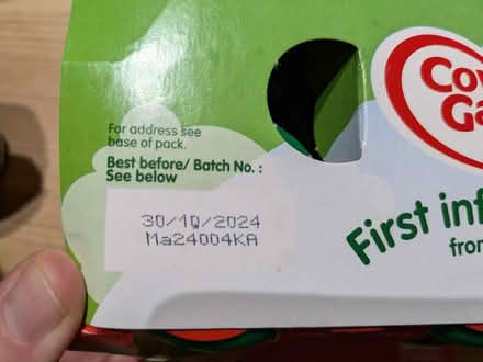 Photo of free Ready to feed formula (Belper DE56) #2
