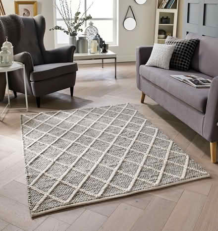 Photo of free Grey woollen rug (Crouch Hall Road) #2