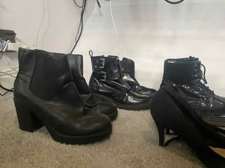 Photo of free Black boots & heels 38, 39 & 40 (Hanger Lane) #4