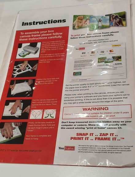 Photo of free Print your own canvas wrap set. (Bolton le Sands LA5) #3