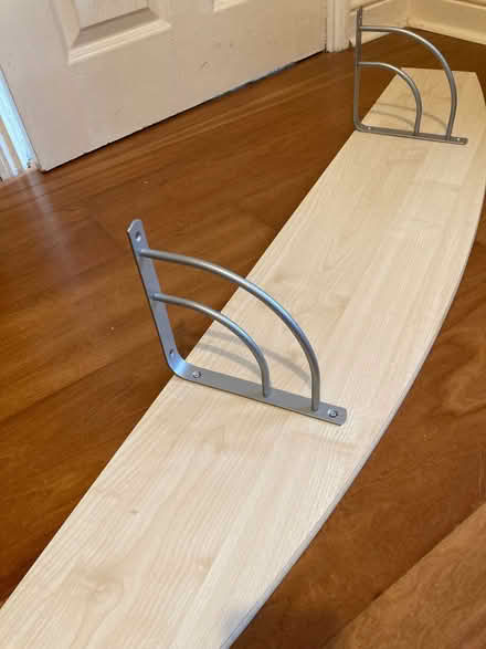 Photo of free 2 wall shelves and brackets (Peachcroft OX14) #1