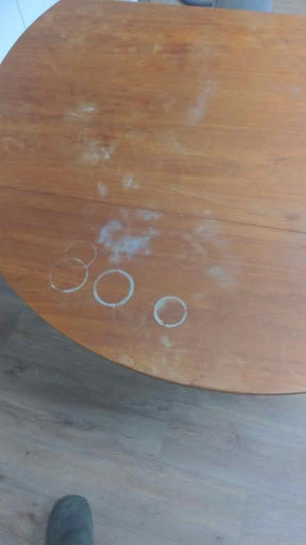 Photo of free Circular lead folding dining table (Priestwood, Bracknell RG42) #4