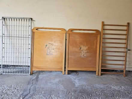 Photo of free 75+ year old crib parts (Near DGS High School) #1
