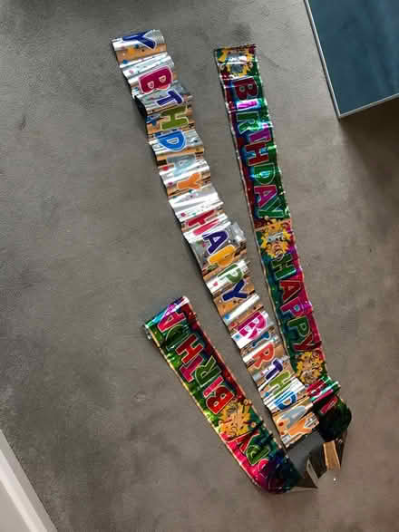Photo of free Birthday banners x 2 (Earley RG6) #1
