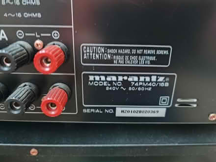 Photo of free Morantz Stereo separates. No cable (Corstorphine EH12, Edin) #4