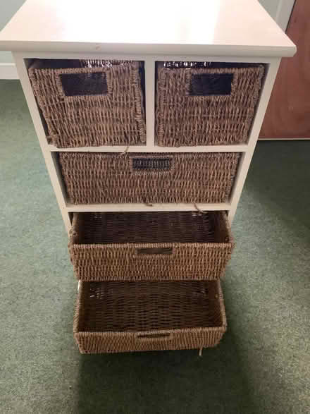 Photo of free Wicker drawer unit (Wantage) #4