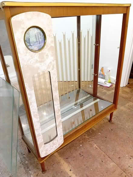 Photo of free Mid-Century Glass Cabinet (Central Chichester) #2