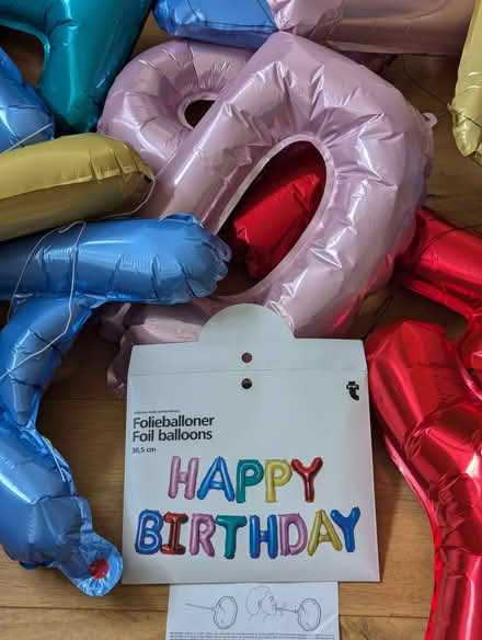 Photo of free Inflated Happy Birthday letters (Battle RG30) #1
