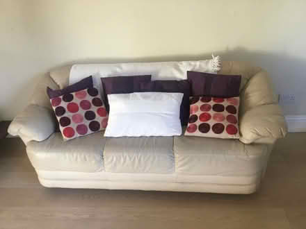 Photo of free 3 Seat Leather Sofa (Speedwell BS5) #1