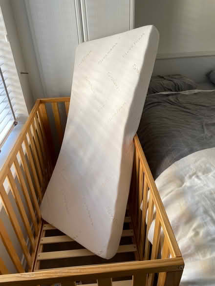 Photo of free Wooden cot (Ballsbridge) #4