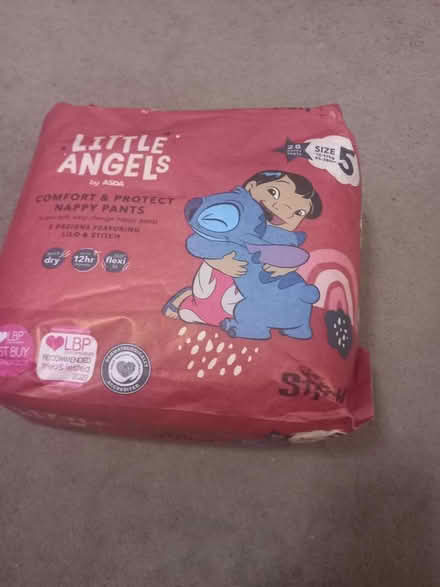 Photo of free Asda size 5 nappy pants (pull ups) (Billinge Wigan) #1