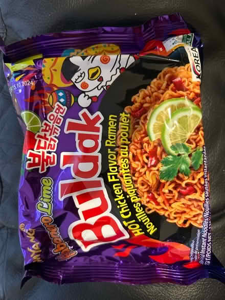 Photo of free Buldak Habenero and lime noodles (MK41) #1