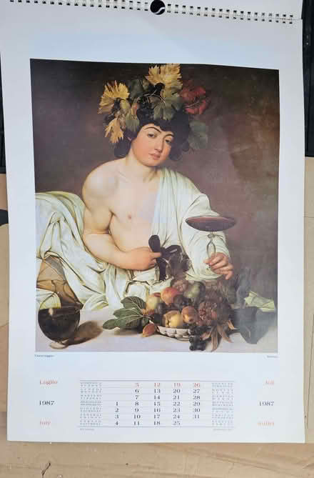 Photo of free Art Calendar from the Uffizi, Italy_from 1987 (Jericho OX1) #4