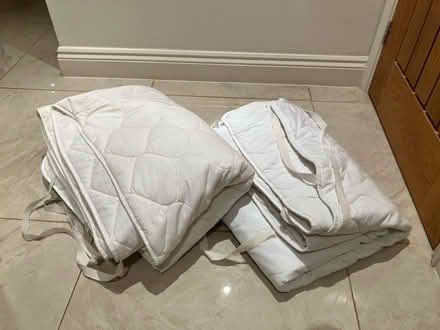 Photo of free Two double size mattress toppers (Strawberry Hill TW2) #1