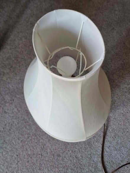 Photo of free Smaller silk lamp shade (Enborne Row RG14) #1