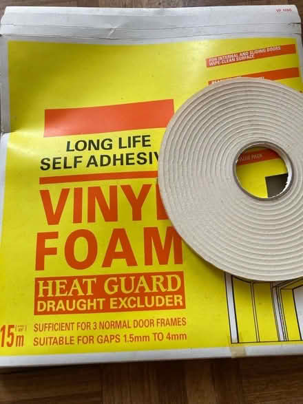 Photo of free Draught excluding tape-adhesive foam (Clifton YO30) #1