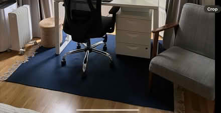 Photo of free Dark blue rug (Crouch Hall Road) #1