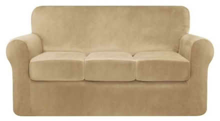 Photo of free 3-seater sofa slip cover (Acton W3) #2