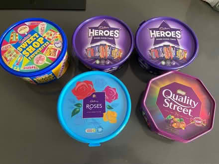 Photo of free Empty Sweet Tubs (Purley on Thames, RG8) #1