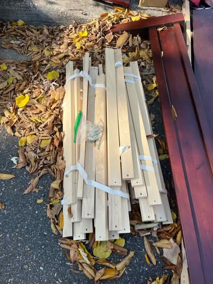 Photo of free Sleigh bed frame - queen (Riverdale Park) #2