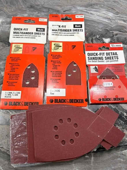 Photo of free Multi-sander sheets (Kettering NN15) #1