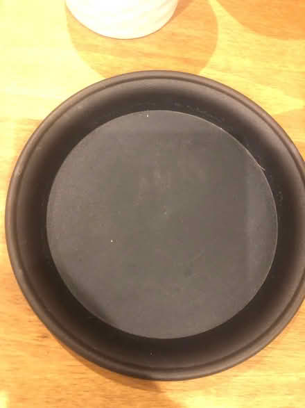Photo of free 21cm black plastic plant saucer (Barnard's Green WR14) #1