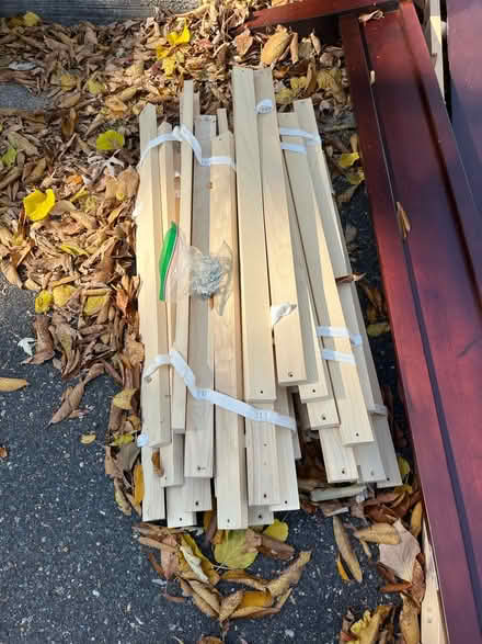 Photo of free Sleigh bed frame - queen (Riverdale Park) #3