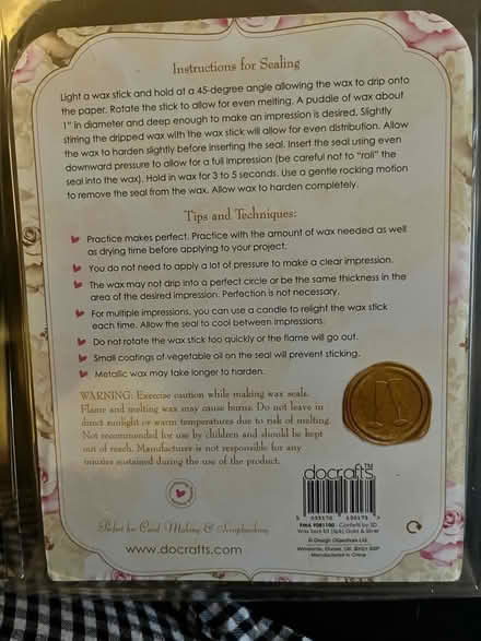 Photo of free Wax sealing kit (Larkfield ME20) #1
