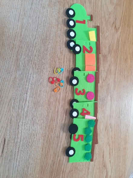 Photo of free Felt number train (W7) #1