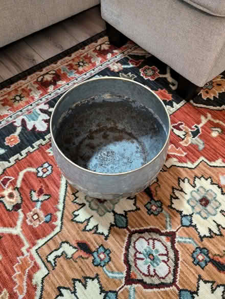 Photo of free Metal Flower Pot (Oyster Point) #1