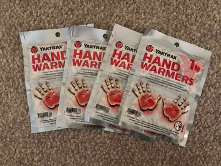 Photo of free 4 x Yaktrax hand warmers (Oldfield Park) #1