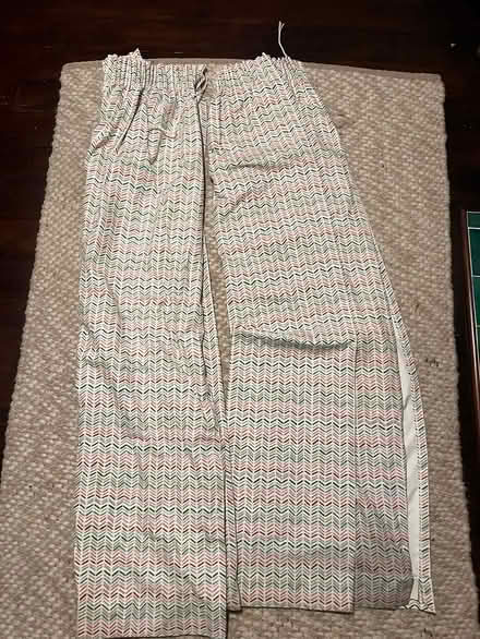 Photo of free Zigzag curtains / material (Hampden Park) #2